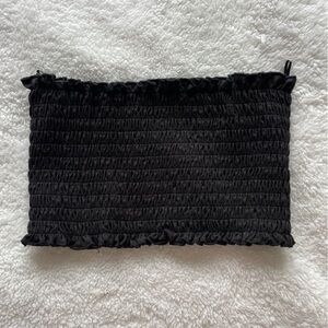 BLACK TUBE TOP - MEDIUM